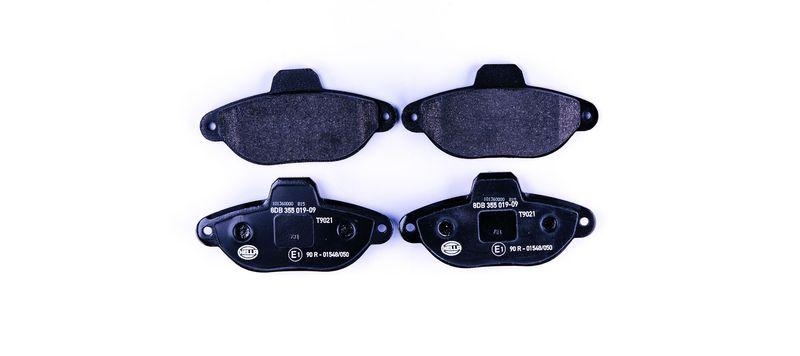 HELLA 8DB 355 019-091 Bremsbelagsatz, Scheibenbremsbelag f&uuml;r FIAT CINQUECENTO (170_)