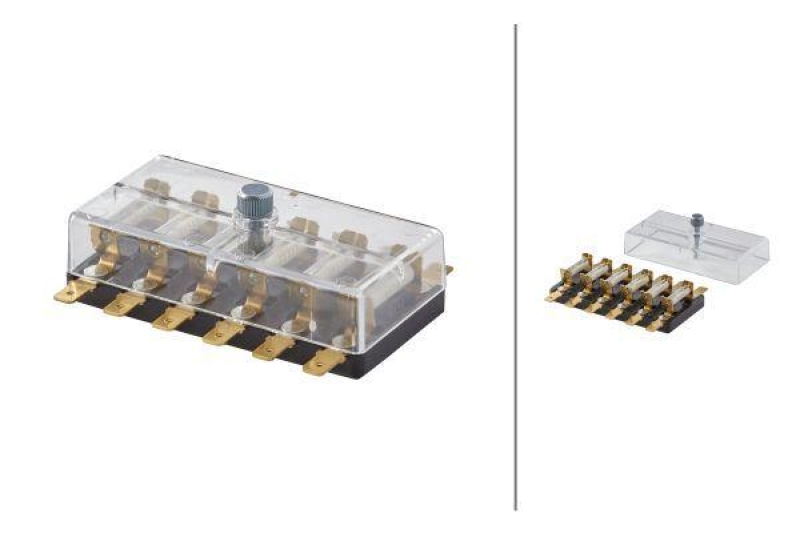 HELLA 8JD 002 291-141 Sicherungsdose, 12 polig