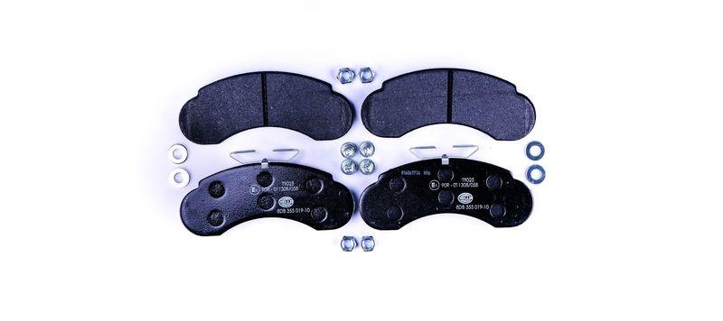 HELLA 8DB 355 019-101 Bremsbelagsatz, Scheibenbremsbelag f&uuml;r MB