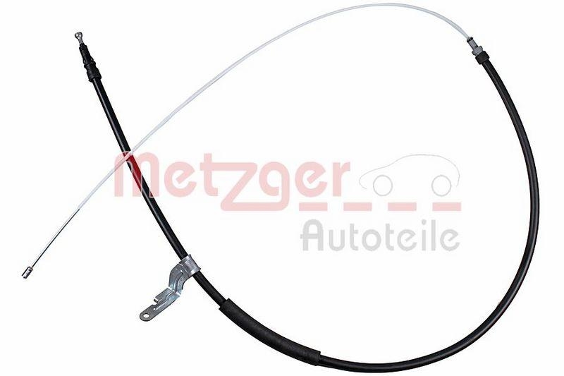 METZGER 17.9003 Seilzug, Feststellbremse f&uuml;r CITROEN/OPEL/PEUGEOT hinten links