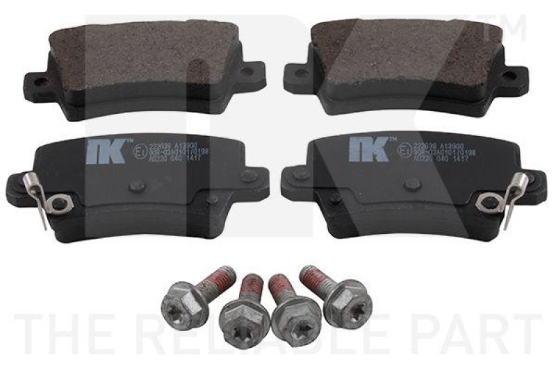 NK 222639 Bremsbelagsatz, Scheibenbremse f&uuml;r HONDA