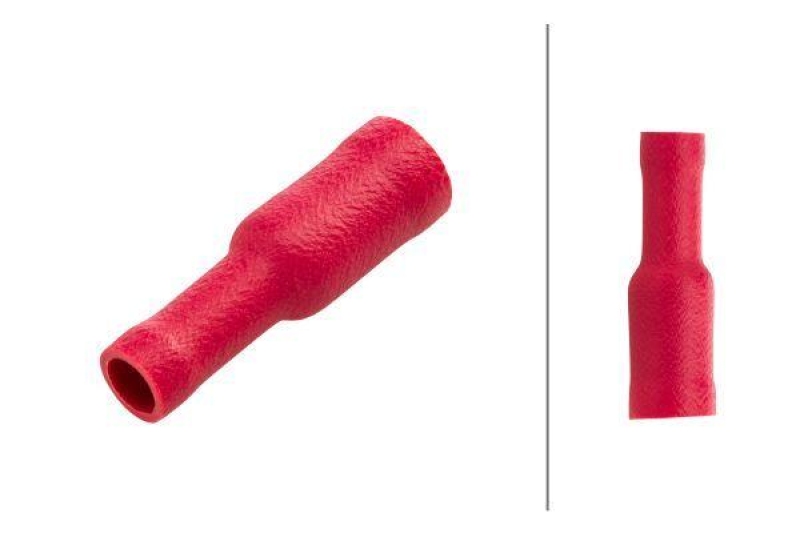 HELLA 8KW 045 145-812 Leitungsverbinder A 10 rot, Rundsteckh&uuml;lse