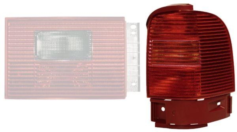 HELLA 9EL 964 502-011 Heckleuchte rechts Halogen VW