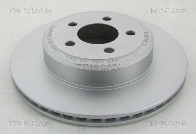 TRISCAN 8120 101067c Bremsscheibe Hinten, Coated für Chrysler 300C