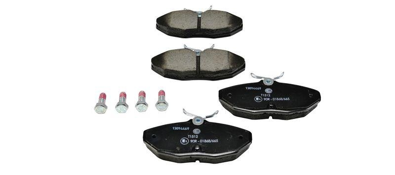 HELLA 8DB 355 011-961 Bremsbelagsatz, Scheibenbremsbelag f&uuml;r JAGUAR S-TYPE (CCX_)