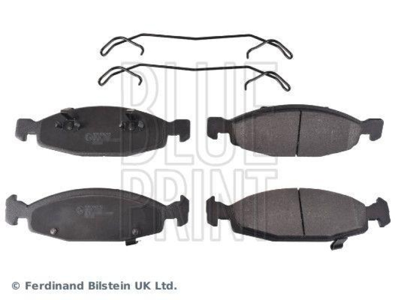 BLUE PRINT ADA104216 Bremsbelagsatz mit Befestigungsmaterial f&uuml;r Chrysler