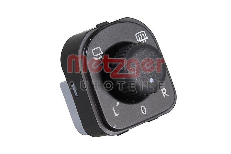 METZGER 09161126 Schalter, Spiegelverstellung für SKODA