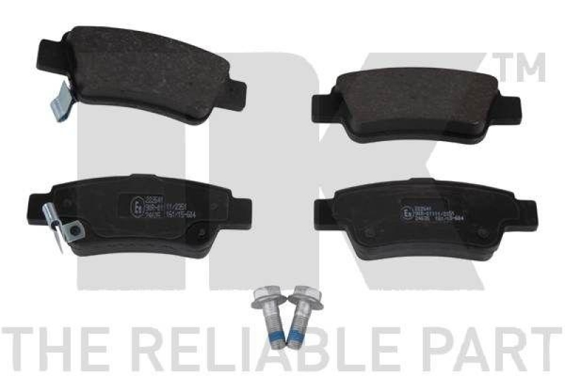 NK 222641 Bremsbelagsatz, Scheibenbremse f&uuml;r HONDA