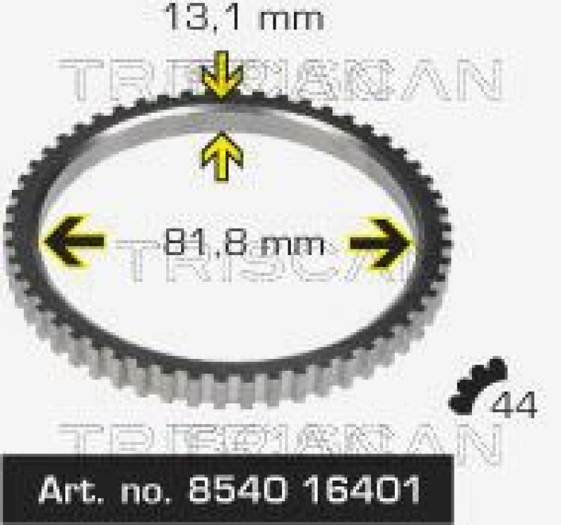 TRISCAN 8540 16401 ABS Ring