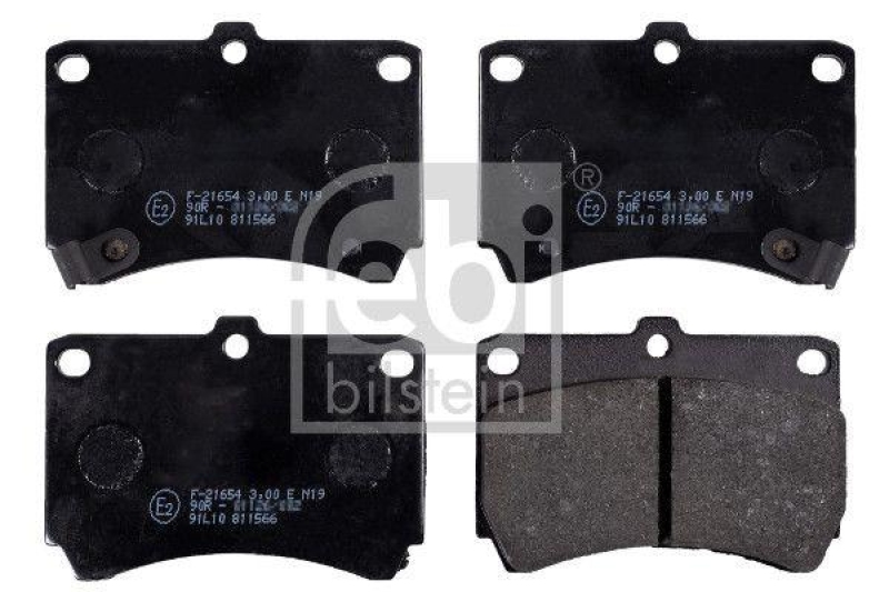 FEBI BILSTEIN 16195 Bremsbelagsatz für MAZDA
