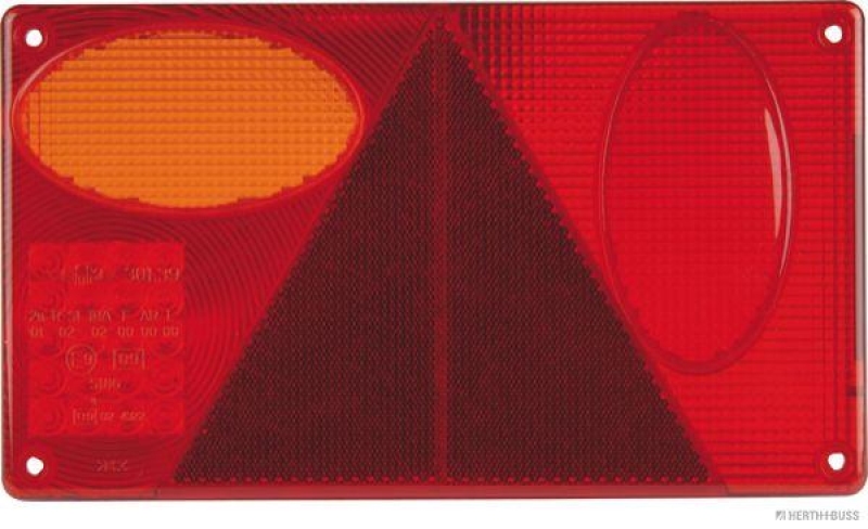 HERTH+BUSS 83832190 Lichtscheibe, Heckleuchte links,Rücktstrahll.,Dreieckrückstrahler