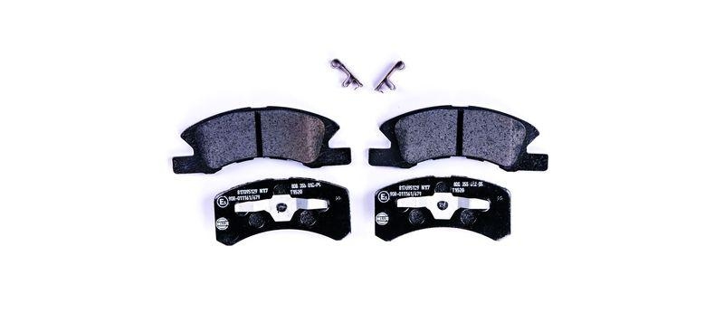 HELLA 8DB 355 012-051 Bremsbelagsatz, Scheibenbremsbelag f&uuml;r DAIHATSU