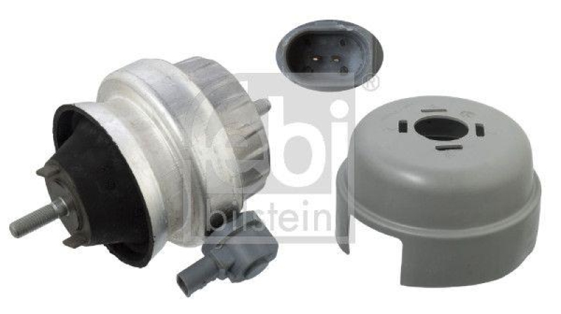 FEBI BILSTEIN 104860 Motorlager mit Schutzkappe f&uuml;r VW-Audi