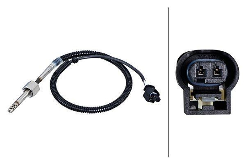 HELLA 6PT 010 376-551 Sensor, Abgastemperatur