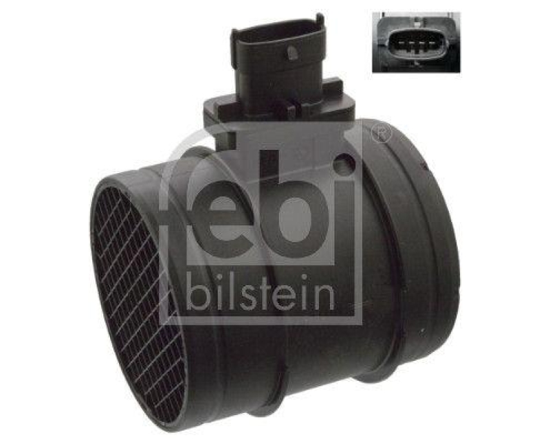 FEBI BILSTEIN 103575 Luftmassenmesser mit Geh&auml;use f&uuml;r Fiat