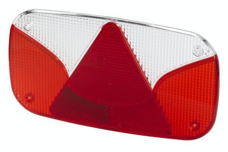 HELLA 9EL 990 632-041 Lichtscheibe rot / glasklar Smiley