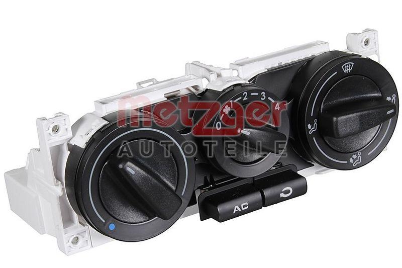 METZGER 09161138 Bedienelement, Heizung/Lüftung für VW