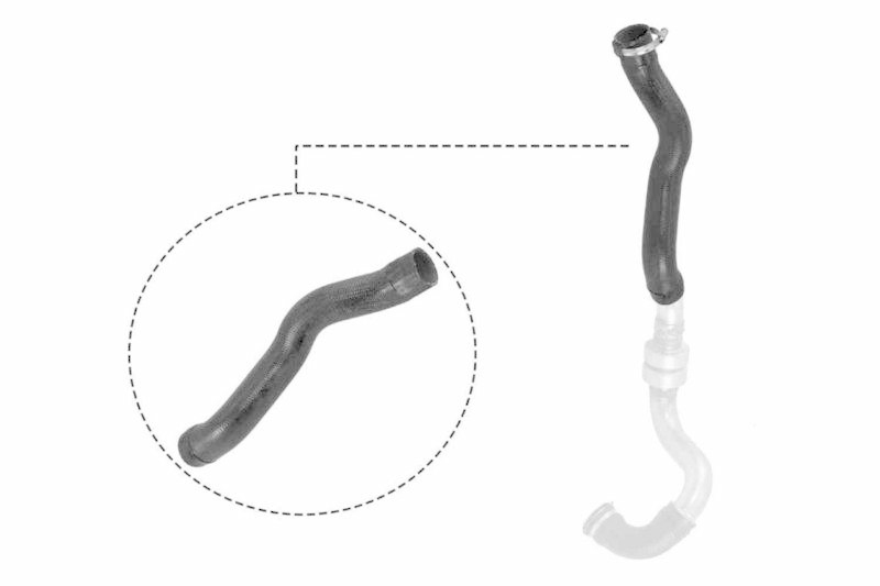 VAICO V21-0025 Ladeluftschlauch Lang für DACIA