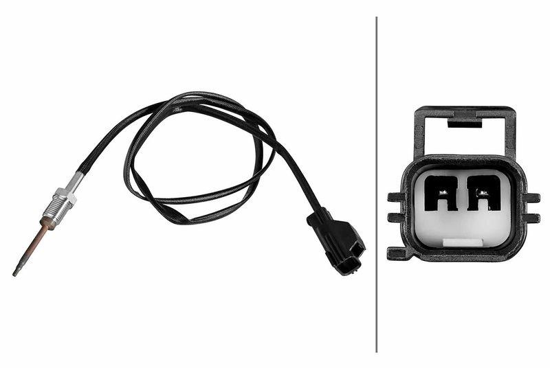 HELLA 6PT 010 376-581 Sensor, Abgastemperatur