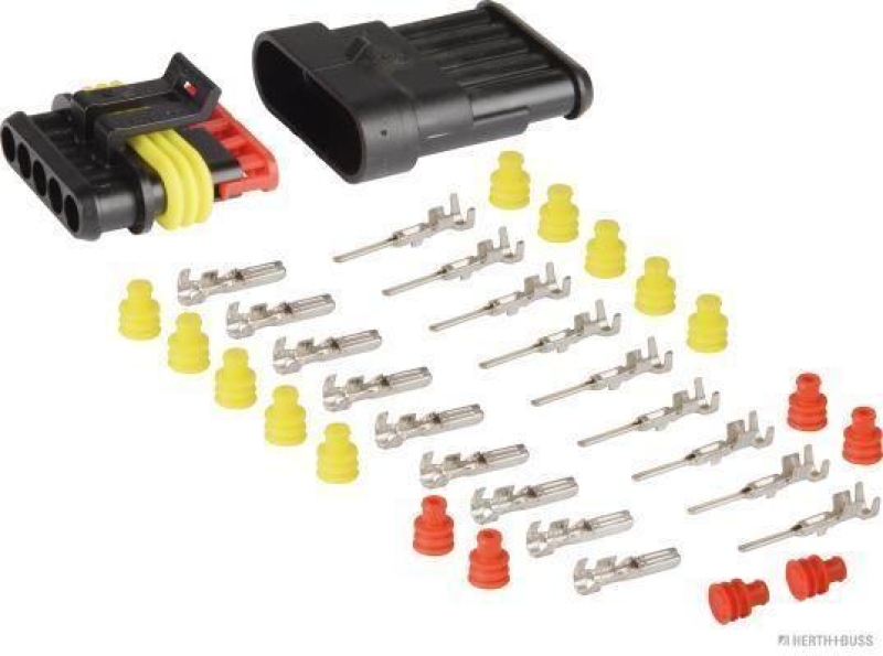 HERTH+BUSS 50390829 Steckgeh&auml;usesatz AMP Tyco Superseal, 5-polig