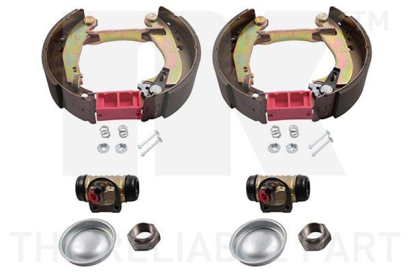 NK 449937204 Bremsensatz, Trommelbremse f&uuml;r PEUGEOT, RENAULT