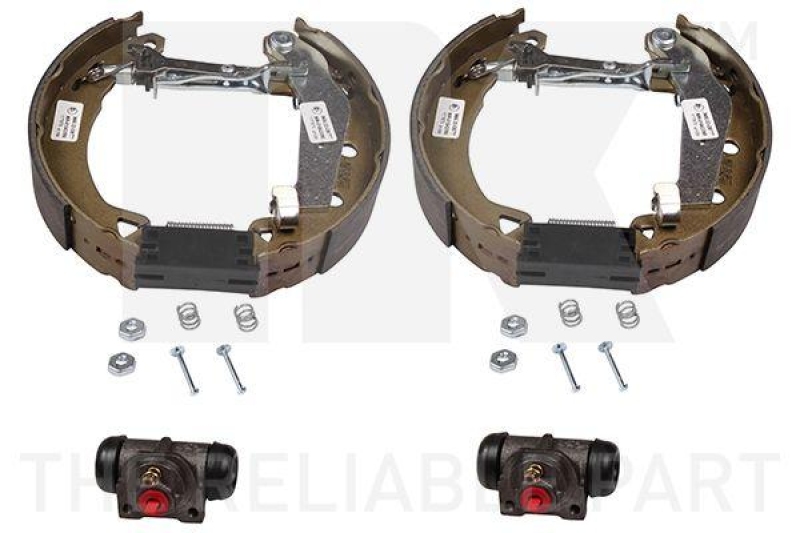 NK 449938901 Bremsensatz, Trommelbremse f&uuml;r RENAULT