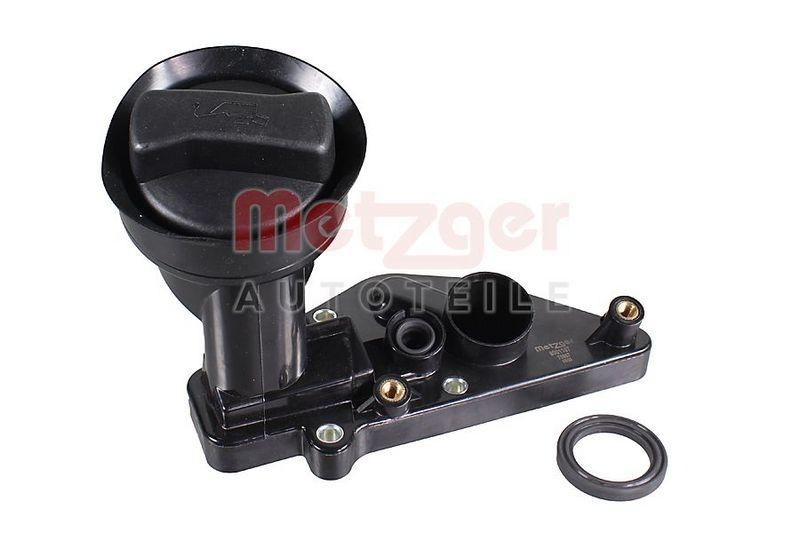 METZGER 8001107 Rohrleitung, Öleinfüllstutzen für VW MIT DECKEL