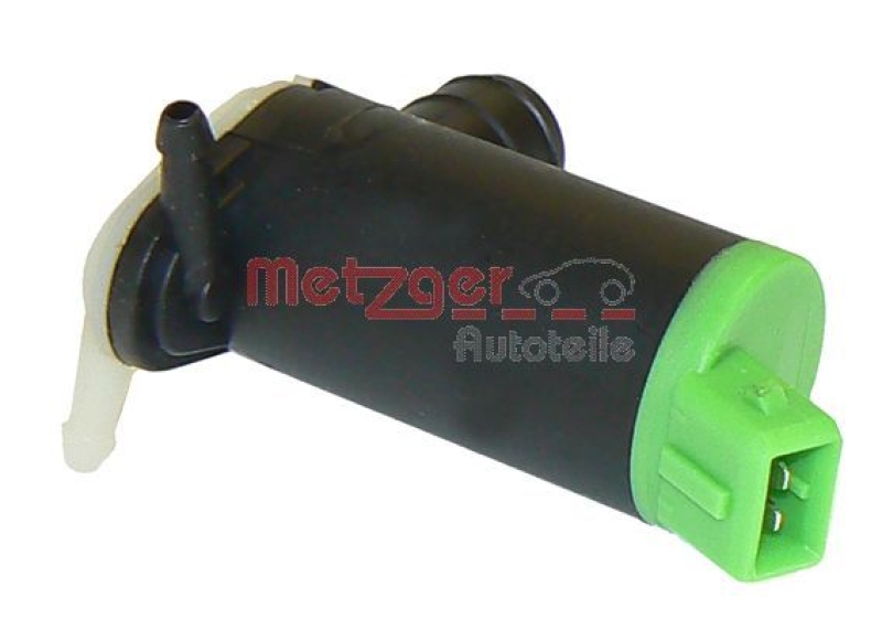 METZGER 2220020 Waschwasserpumpe, Scheibenreinigung für CITROEN/FIAT/LANCIA/PEUGEOT vorne
