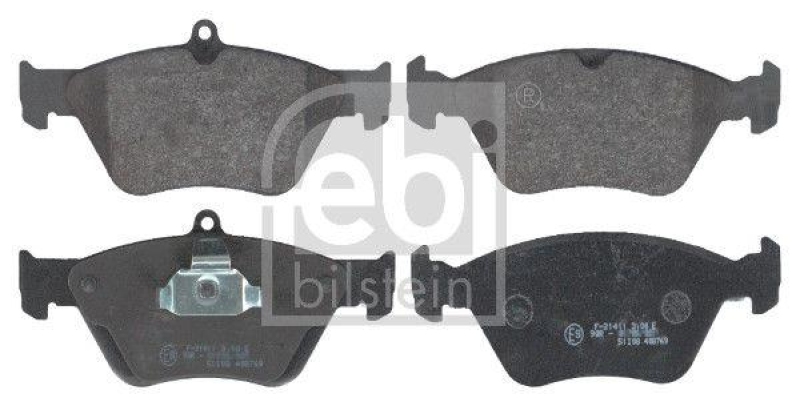 FEBI BILSTEIN 16234 Bremsbelagsatz f&uuml;r Opel