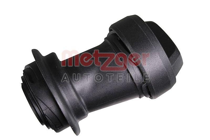 METZGER 8001108 Rohrleitung, Öleinfüllstutzen für AUDI/SEAT/SKODA/VW MIT DECKEL