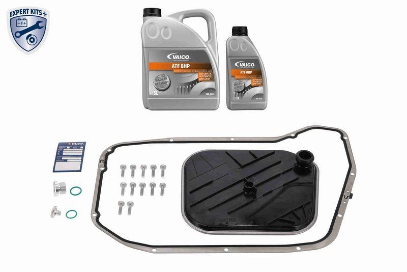 VAICO V10-3225 Teilesatz, Automatikgetriebe-&Ouml;lwechsel 8-Gang (8Hp55) f&uuml;r VW