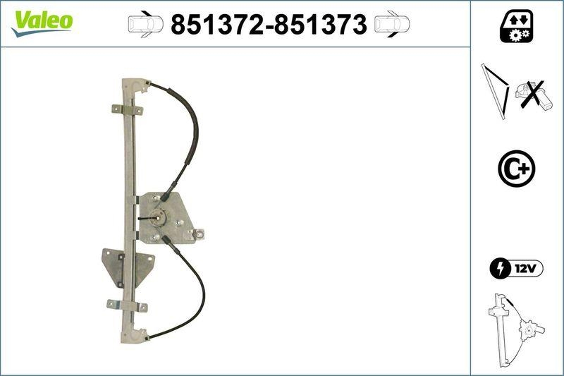 VALEO 851372 Fensterh. vorne links MITSUBISHI Pajero (01>06)