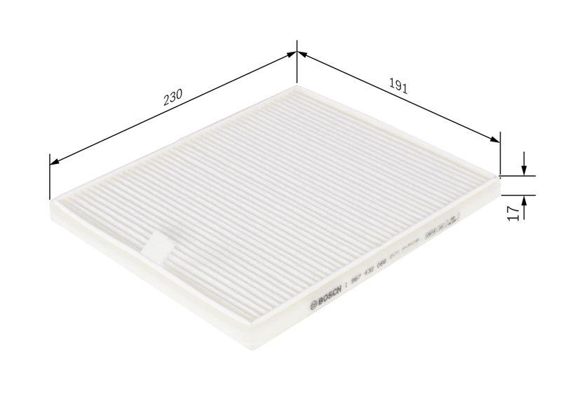 BOSCH 1 987 432 066 Filter Innenraumluft