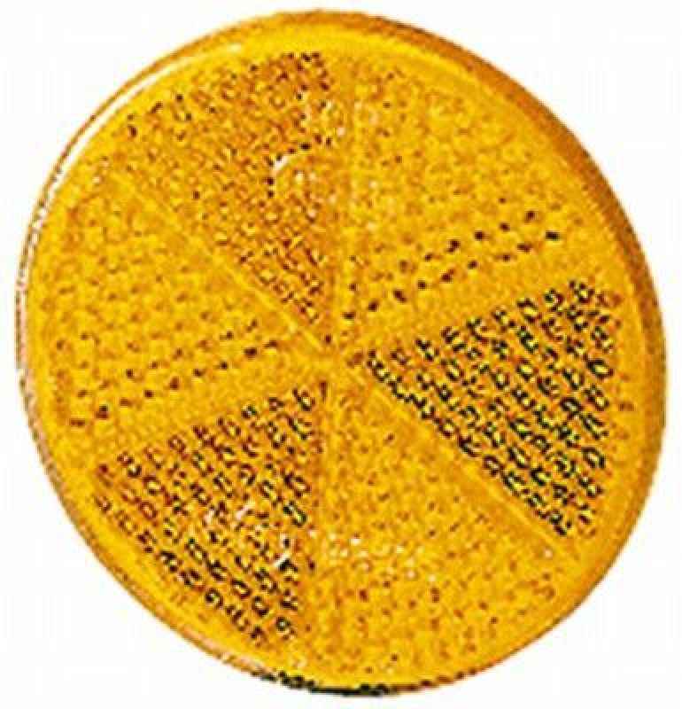 HELLA 8RA 002 014-301 Rückstrahler GELB