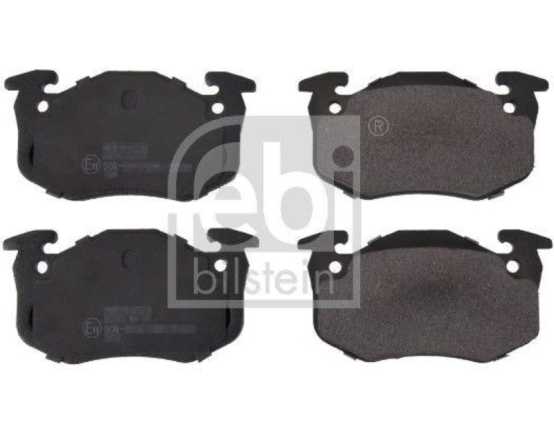 FEBI BILSTEIN 16236 Bremsbelagsatz für Renault