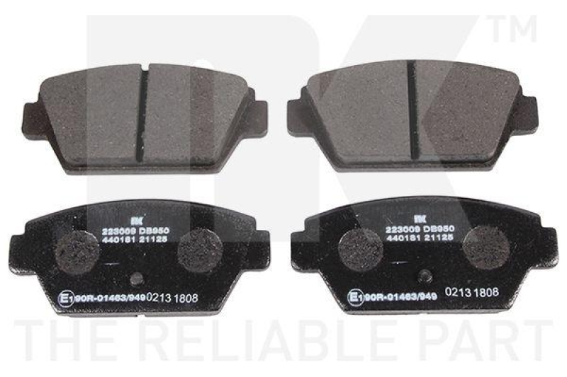 NK 223009 Bremsbelagsatz, Scheibenbremse f&uuml;r MITSUBISHI