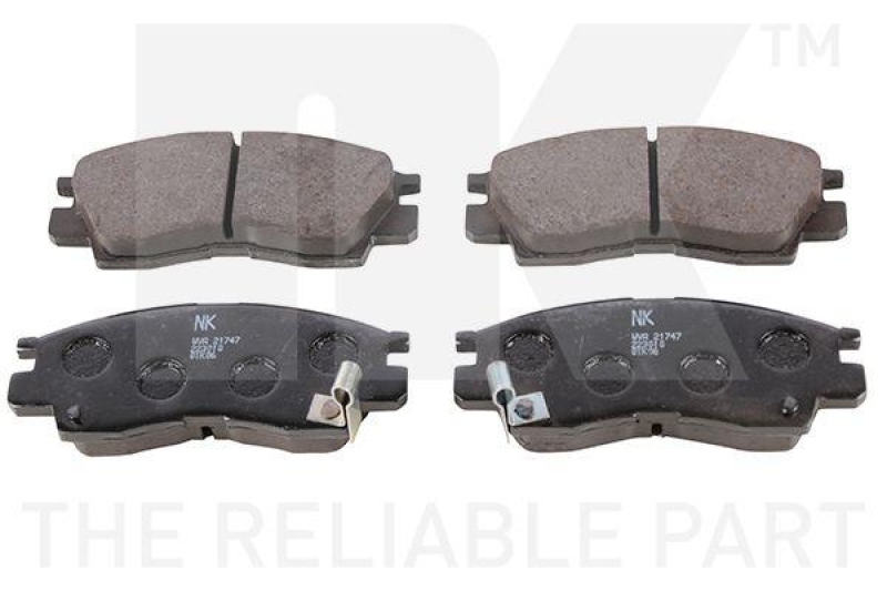 NK 223010 Bremsbelagsatz, Scheibenbremse f&uuml;r MITSUBISHI