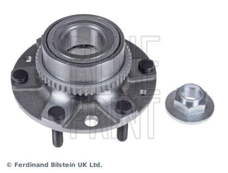 BLUE PRINT ADG083115 Radlagersatz mit Radnabe, ABS-Impulsring und Achsmutter f&uuml;r KIA