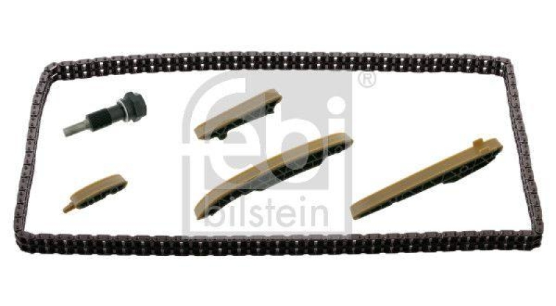 FEBI BILSTEIN 30318 Steuerkettensatz f&uuml;r Nockenwelle, mit Gleitschienen und Kettenspanner f&uuml;r Mercedes-Benz