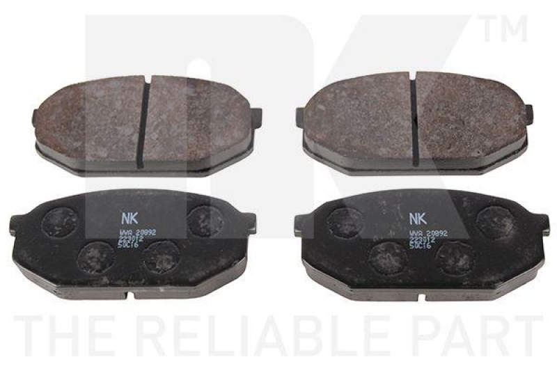 NK 223012 Bremsbelagsatz, Scheibenbremse f&uuml;r MITSUBISHI