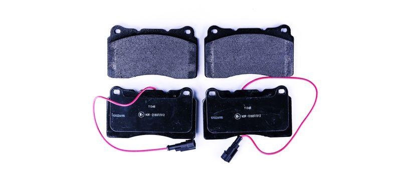 HELLA 8DB 355 012-291 Bremsbelagsatz, Scheibenbremsbelag f&uuml;r ALFA