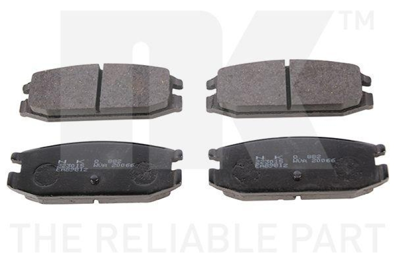 NK 223015 Bremsbelagsatz, Scheibenbremse f&uuml;r HONDA