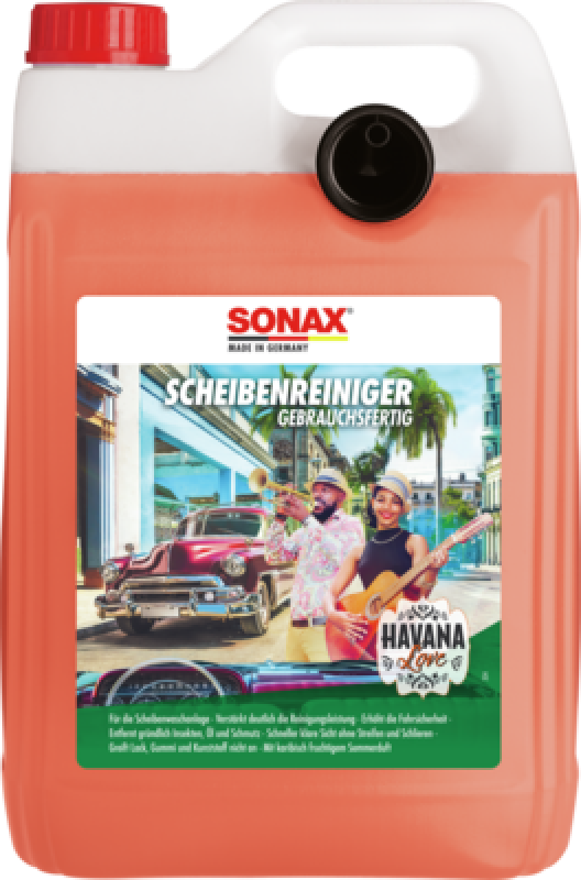 SONAX 03935000 Scheibenreiniger gebrauchsfertig Havana Love 5L
