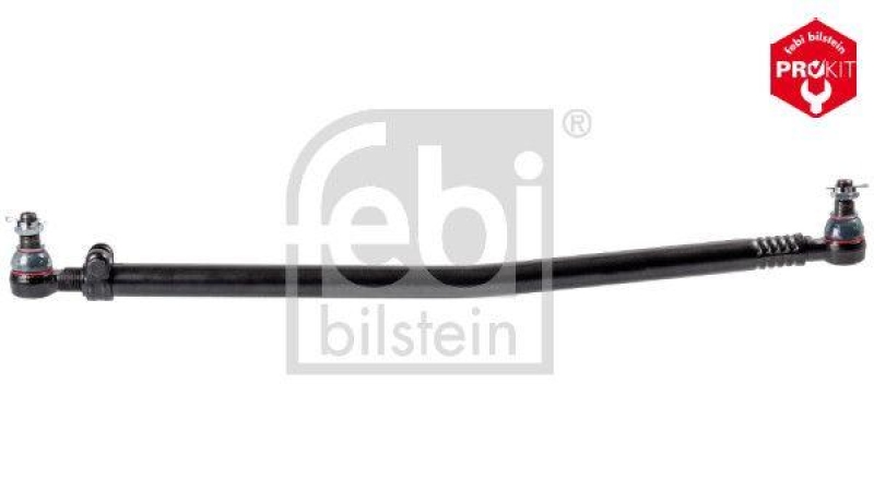 FEBI BILSTEIN 39778 Lenkstange mit Kronenmuttern und Splinten, vom Lenkgetriebe zur 1. Vorderachse f&uuml;r M A N