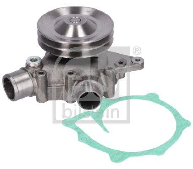 FEBI BILSTEIN 45670 Wasserpumpe mit Riemenscheibe und Dichtungen f&uuml;r RENAULT (RVI)