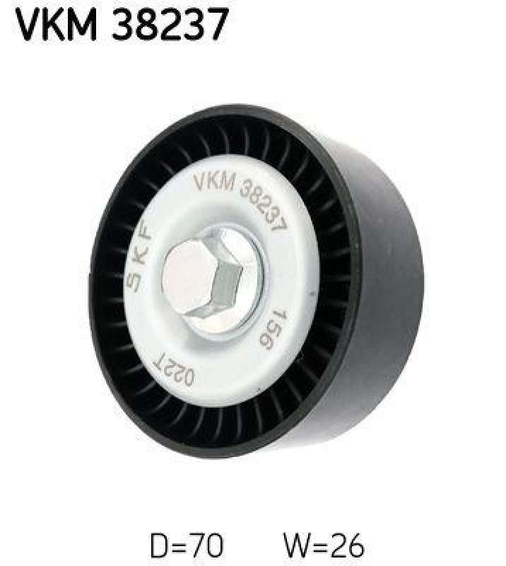 SKF VKM 38237 Umlenk-/F&uuml;hrungsrolle Keilrippenriemen