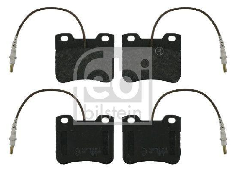 FEBI BILSTEIN 16243 Bremsbelagsatz f&uuml;r Peugeot