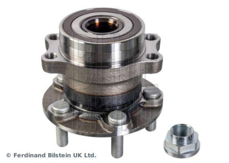 BLUE PRINT ADBP820035 Radlagersatz mit Radnabe, ABS-Impulsring und Achsmutter f&uuml;r SUBARU