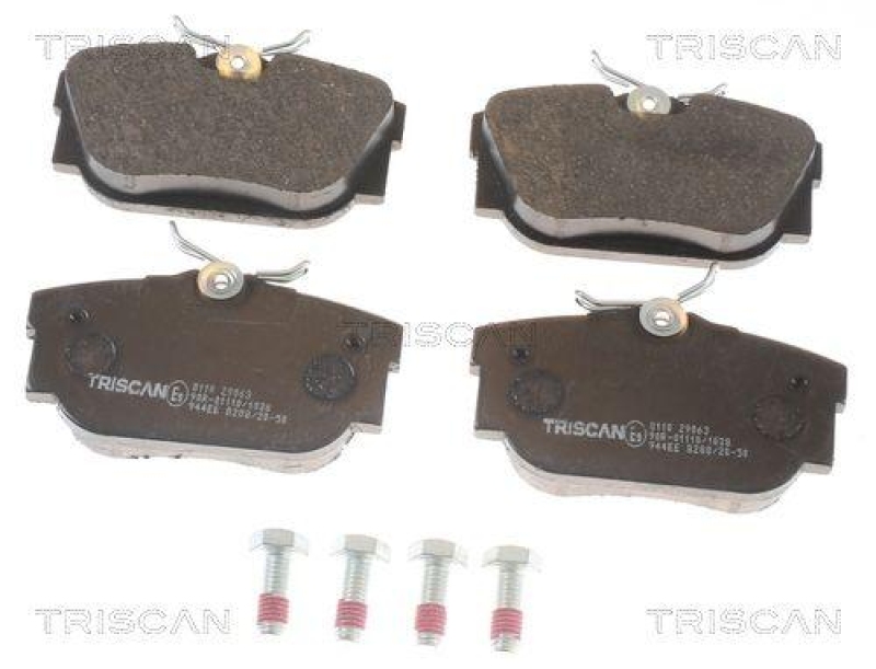 TRISCAN 8110 29063 Bremsbelag Hinten f&uuml;r Vw Transporter T4