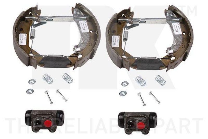 NK 449942701 Bremsensatz, Trommelbremse f&uuml;r CITROEN, MERCEDES-BENZ, PEUG